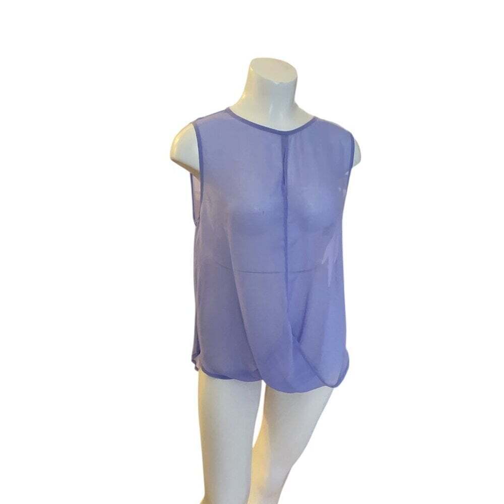 PJK Patterson J. Kincaid Light Purple Sleeveless Blouse sz S